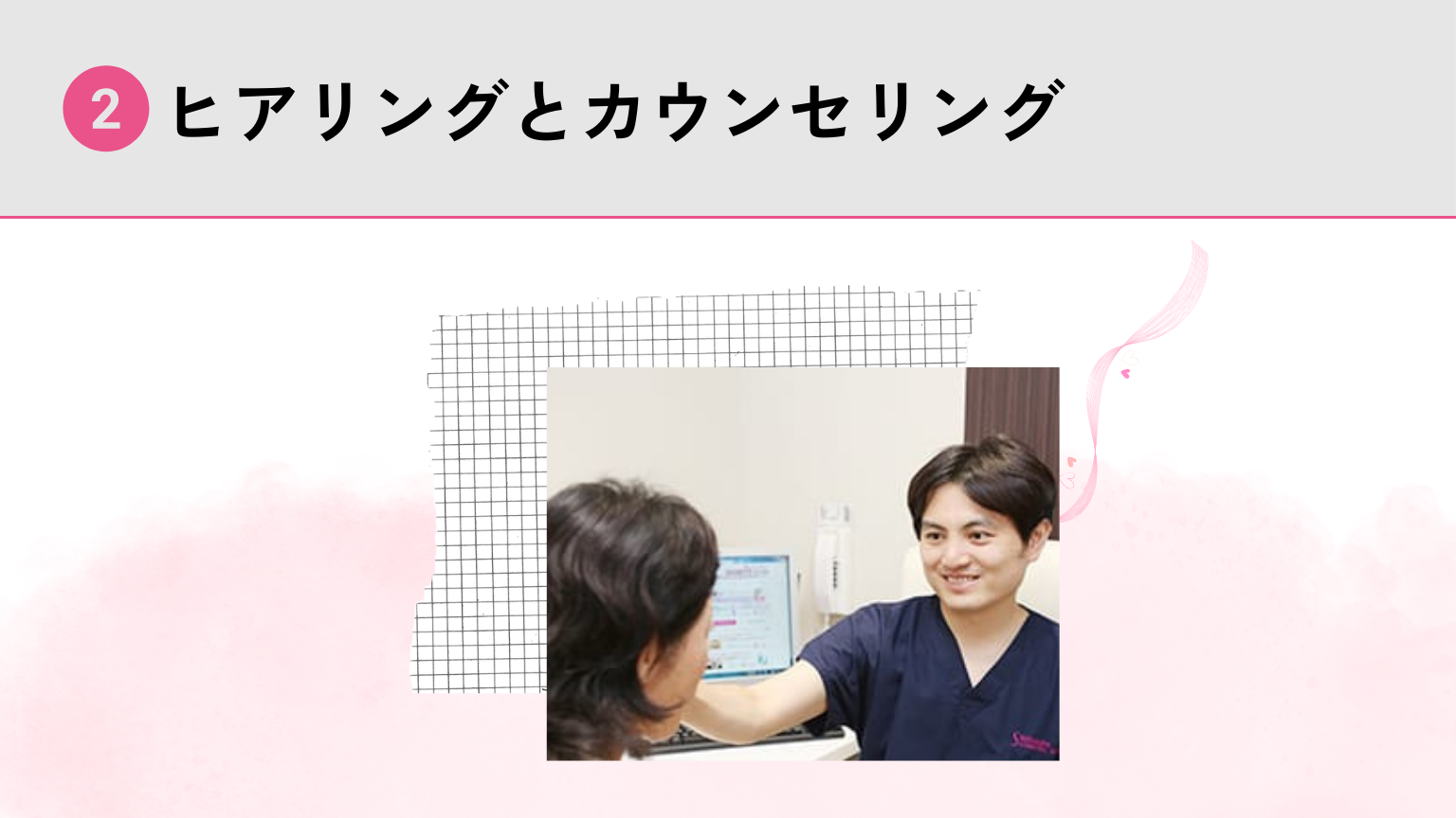 ヒアリングとカウンセリング