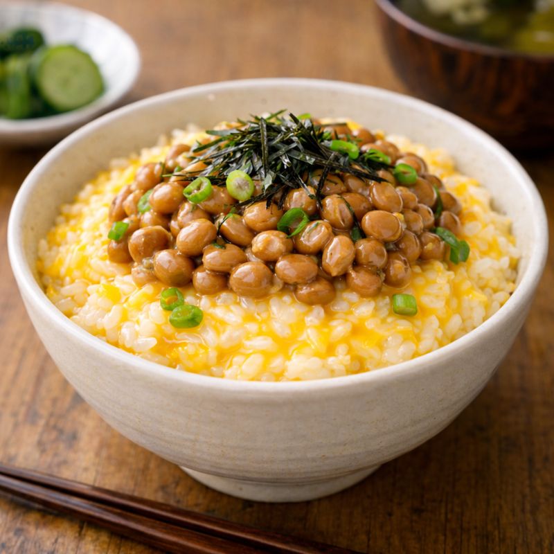 納豆卵かけご飯