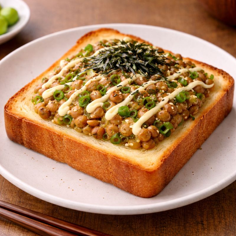 納豆トースト