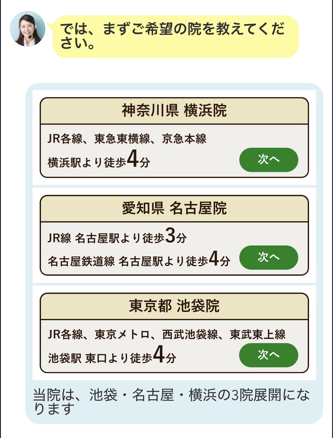 リエートクリニック　予約方法