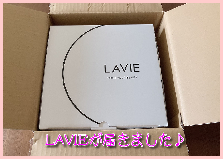 自宅に届いたLAVIE