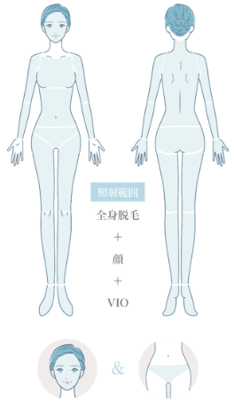 イデア全身脱毛全部