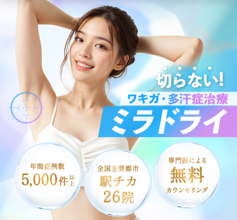 共立美容外科のワキガ治療